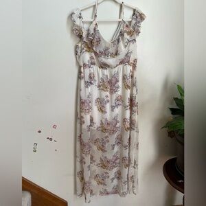 Rue21 off the shoulders floral Maxi Dress